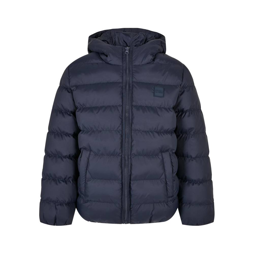 Urban Classics - Basic Bubble Jacket Veste enfant - Bleu/Blanc